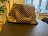 Gucci Coated Monogram Canvas Large Travel Tote
